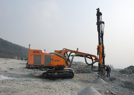 KL511 All-hydraulic Open Air DTH Drilling Rig