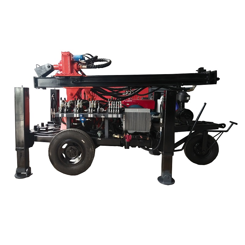 KQZ130 Three-wheel Portable Hydraulic Water Well Drilling Rig